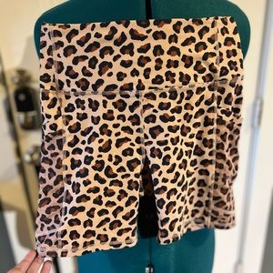 Fabletics Cheetah print sport shorts